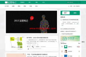 运营笔记CMS博客酷站WordPress主题源码下载