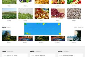 织梦dedecms响应式生态蔬菜绿色食品企业网站模板(自适应手机端)