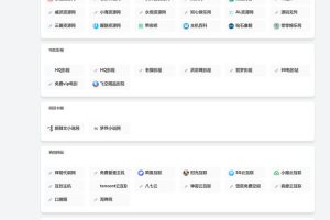 Thinkphp仿918国际导航简洁模板网址导航整站源码+数据打包