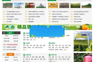 destoon6.0模板仿绿色惠农网农业农产品交易平台网站源码带手机WAP版