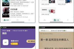 【站长转载】APP小说网站源码运营版+视频教程