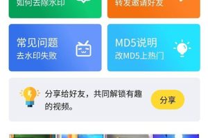 【增强版短视频去水印源码】去水印微信小程序+去水印软件源码