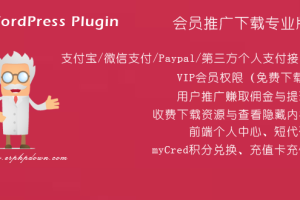 WordPressVIP付费下载插件Erphpdownv11.3会员系统+三级分销+前端个人中心-ss