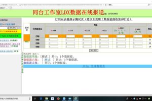 动态表格生成数据管理系统 v2020.02