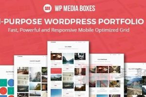 WP Media Boxes Portfolio 1.5.2专业破解版|自定义组合设计网格WordPress插件