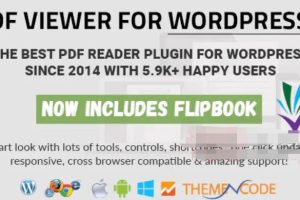 PDF viewer for WordPress 10.1.1汉化中文破解版|PDF查看器WordPress的PDF阅读器插件