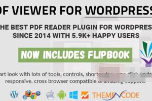 PDF viewer for WordPress 10.2汉化中文破解版|PDF查看器WordPress的PDF阅读器插件