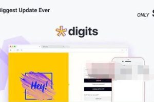 Digits 7.8.1汉化中文版|WordPress手机号码短信OTP验证注册和登录插件