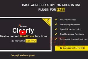 Webcraftic Clearfy Business 2.0.0汉化中文版|WordPress优化加速多功能工具集合插件