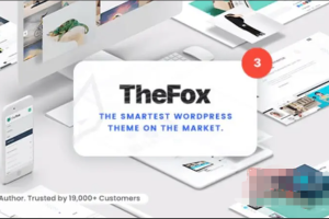 TheFox 3.9.52汉化中文版|多功能响应式专业WordPress企业主题模板