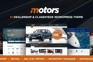 Motors 5.4.0汉化中文版|汽车销售/租赁/分类广告展示WordPress主题模板