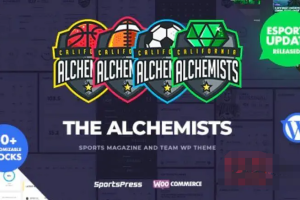Alchemists 4.5.3汉化中文版|体育新闻运动游戏竞技WordPress主题模板