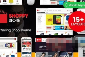 ShoppyStore 3.7.10汉化中文版|科技电子商务WooCommerce WordPress主题