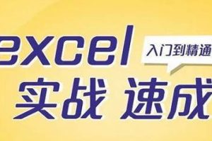 [Excel教程视频]《零基础Excel实战速成》(微软MOS认证专家陈世杰主讲)[MP4/3.70GB]百度云网盘下载