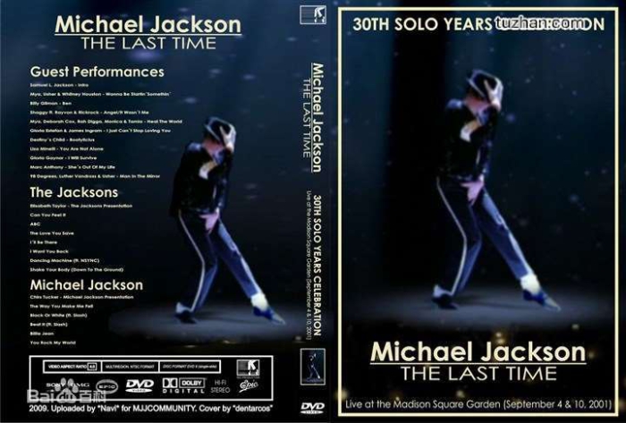 [DVD欧美演唱会][迈克尔.杰克逊 – 30周年演唱会][DVD/ISO][8.02G][百度网盘]