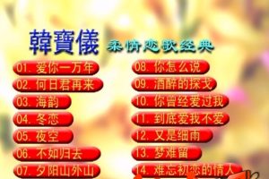 [DVD音乐专辑碟][韩宝仪 – 柔情恋歌经典][KTV][DVD-ISO4.35G][百度网盘]