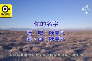 [2018][内地][国语-MV][你的名字 – 陈零九 (Nine Chen)夏如芝][MPG][449MB][百度网盘]