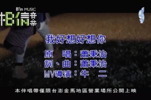 [2018][内地][国语-MV][萧秉治-我好想好想你][MPG][102MB][百度网盘]